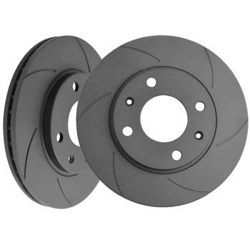Black Diamond 6 Groove Brake Discs - Rear